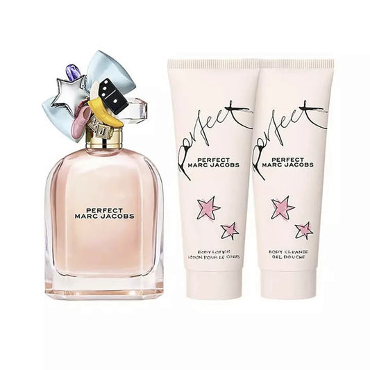 Marc Jacobs Perfect 100ml EDP, 75ml Body Lotion & Shower Gel Gift Set