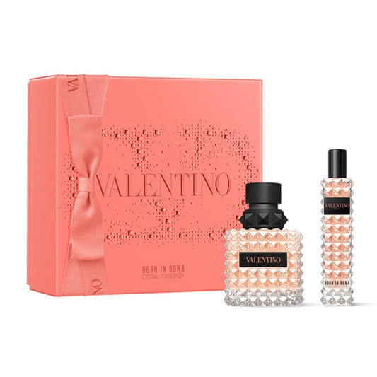 Valentino Born in Roma Donna Coral Fantasy 50ml EDP & 15ml EDP Gift Set