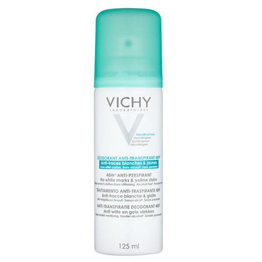 Vichy 48hr Anti-Perspirant Spray - No White Marks and Yellow Stains 125ml