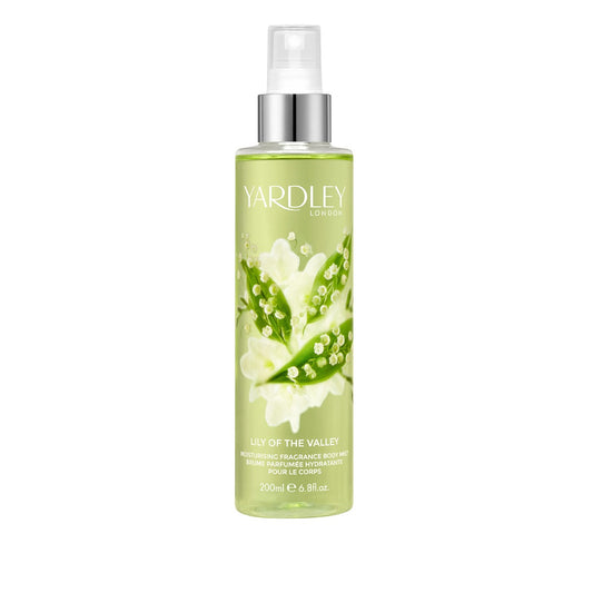 Yardley Lily of the Valley Moisturising Fragrance Body Mist 200ml