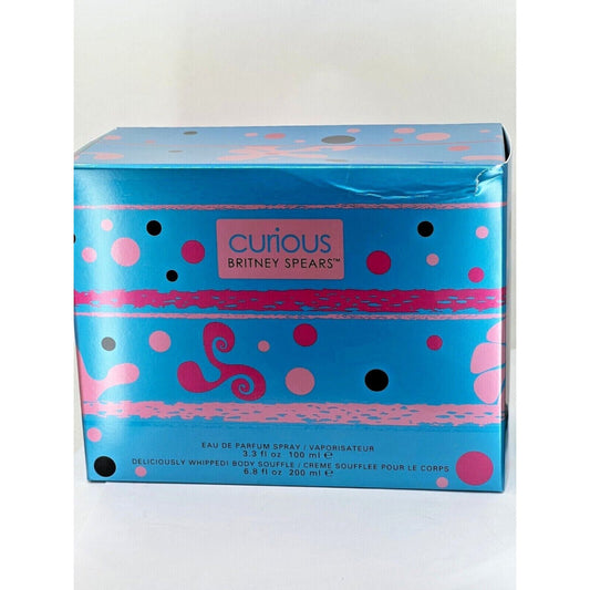 Britney spears Curious Gift Set 100ml EDP Spray & 200ml Body Souffle