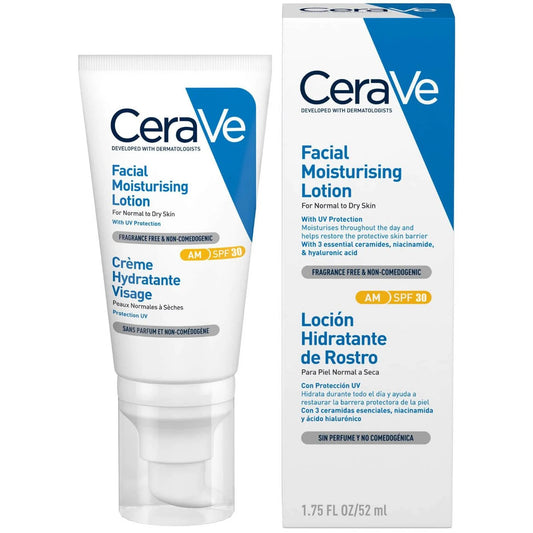CeraVe Moisturising Facial Lotion SPF30 for Normal to Dry Skin