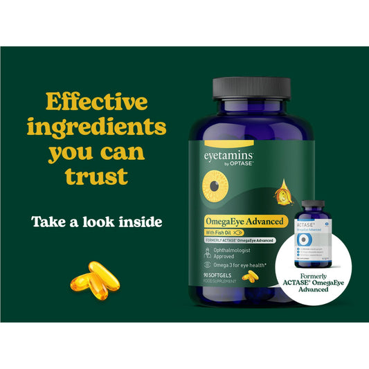 Optase Eyetamins® OmegaEye Advanced- Food Supplement