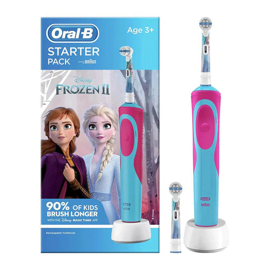 Oral-B Frozen II Kids Rechargeable Electric Toothbrush - Starter Pack