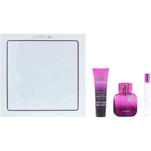 Lacoste L.12.12 Magnetic Gift Set 45ml EDP & 50Ml Shower Gel+ 7.4ml EDP