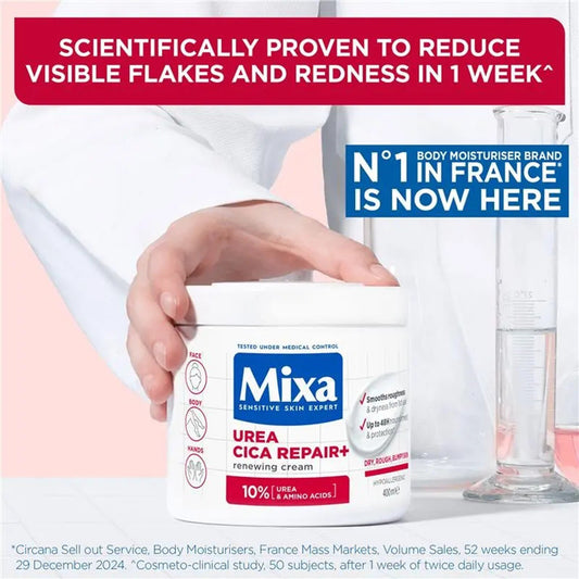 MIXA UREA Renewing Cream 10% Urea & Amino Acid 400ml (Pot)