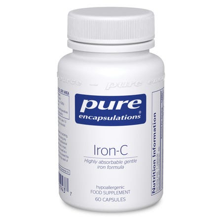 Pure Encapsulations Iron-C 60 Capsules