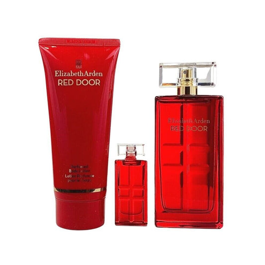 Elizabeth Arden Red Door Gift Set 50ml EDT & 5ML EDP & 100ml Body Lotion