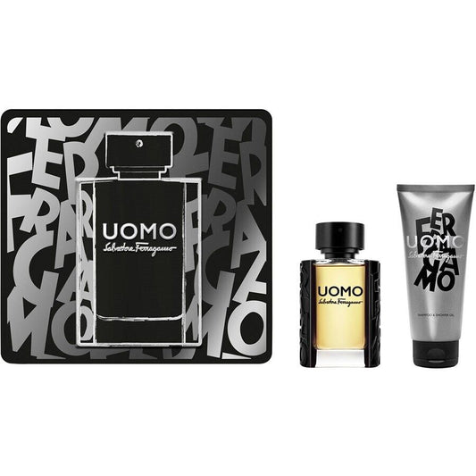 Salvatore Ferragamo Uomo 50ml EDT & 100ml Shower Gel Gift Set