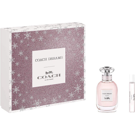 Coach Dreams Gift Set - 60ml EDP + 7.5ml EDP Travel Size; Gift Set; Authentic