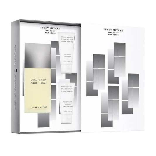 Issey Miyake L'Eau D'issey Pour Homme Gift Set 125ml EDT, 50ml Shower Gel & Aftershave Balm