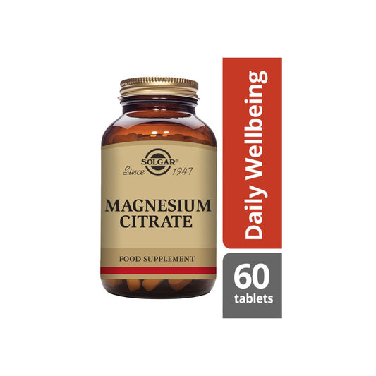 Solgar® Magnesium Citrate Tablets - 60 Packs