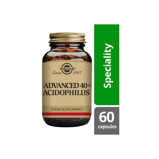 Solgar® Advanced 40+ Acidophilus Vegetable Capsules - Pack of 60