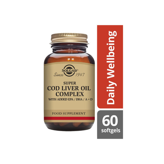 Solgar® Super Cod Liver Oil Complex Softgels - Pack of 60