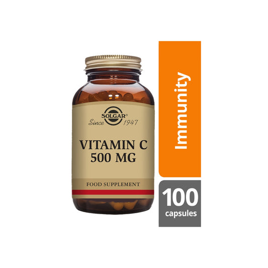 Solgar® Vitamin C 500 mg Vegetable Capsules - Pack of 100