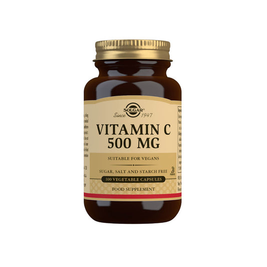 Solgar® Vitamin C 500 mg Vegetable Capsules - Pack of 100