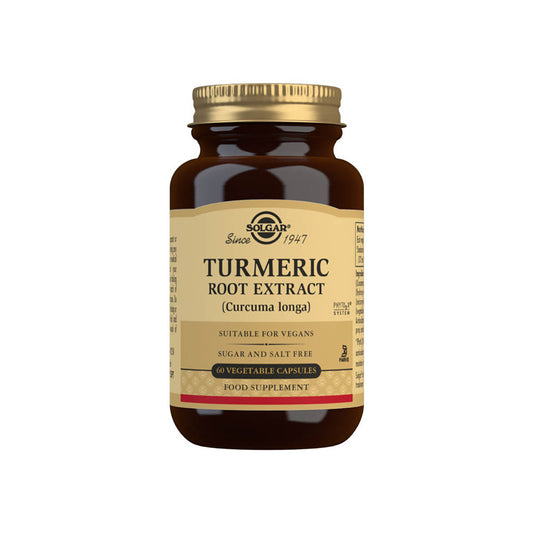 Solgar® Turmeric Root Extract Vegetable Capsules - Pack of 60
