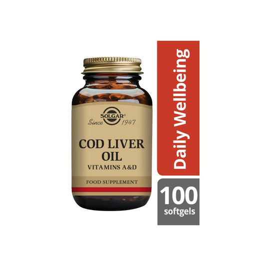Solgar® Cod Liver Oil Softgels - Pack of 100
