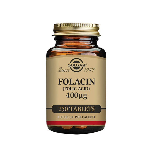 Solgar® Folacin (Folic Acid) 400 µg Tablets - Pack of 250