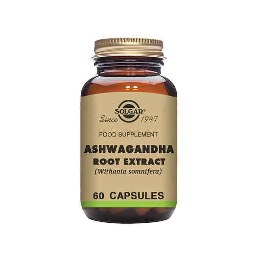 Solgar® Ashwagandha Root Extract Vegetable Capsules - Pack of 60