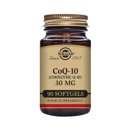 Solgar® CoQ-10 (Coenzyme Q-10) 30 mg Vegetable Capsules - Pack of 30