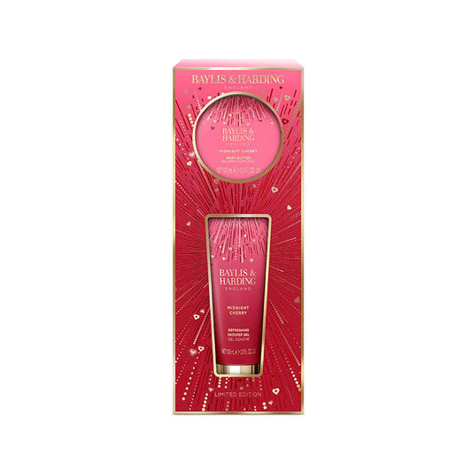 Baylis & Harding Midnight Cherry Body Duo