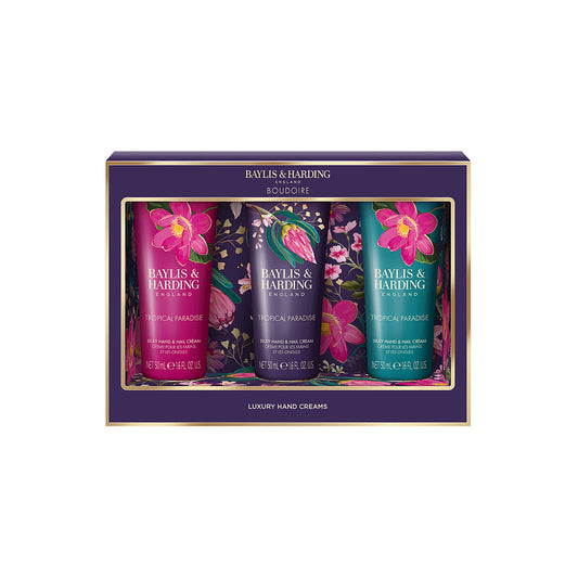 Baylis & Harding Boudoire Tropical Paradise Hand Creams Gift Set