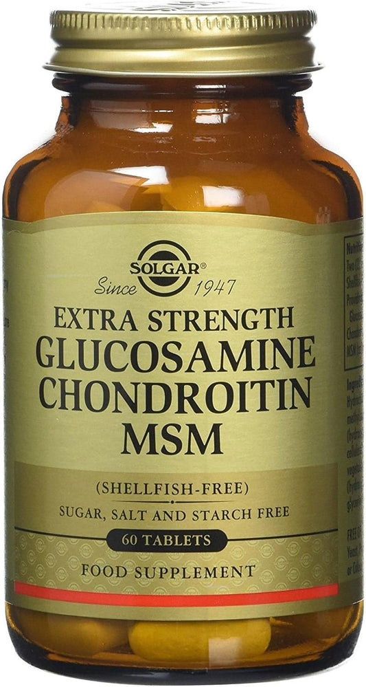 Solgar Extra Strength Glucosamine Chondroitin MSM Tablets – 60 Tablets