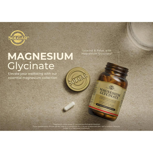 Solgar Magnesium Glycinate 60 Capsules