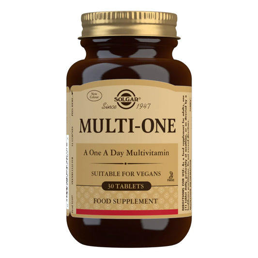 Solgar® Multi One Multivitamin & Mineral Tablets – 30 Tablets