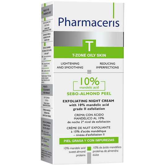 Night Cream With 10% Mandelic Acid 2nd Degree Of Exfoliation Sebo-Almond Peel 10%