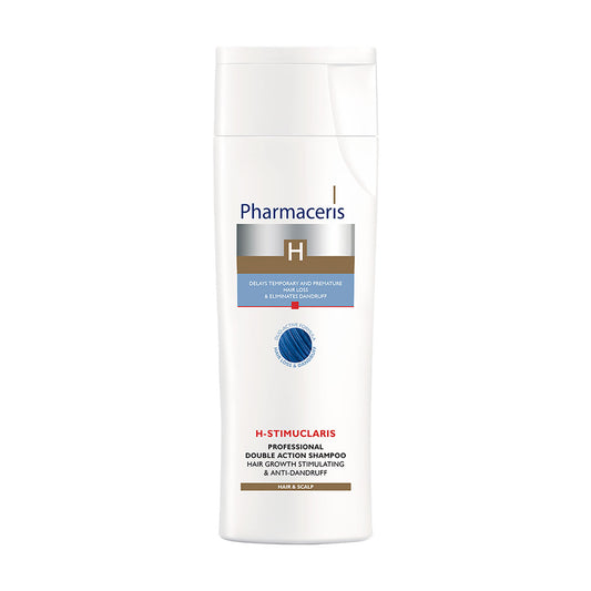 Professional Double Action Shampoo Hair Growth Stimulating & Anti-Dandruff H-Stimuclaris
