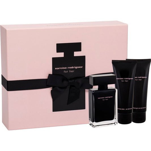 Narcisso Rodriguez Gift Set 50ml EDT Spray & 75ml Body Lotion & Shower Gel
