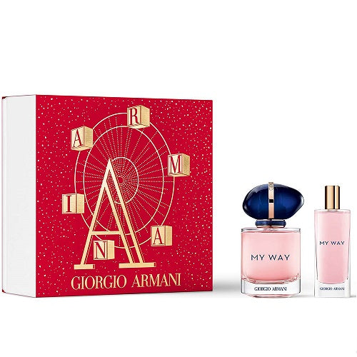 Giorgio Armani My Way Gift Set 50ml EDP & 15ml EDP Travel Spray