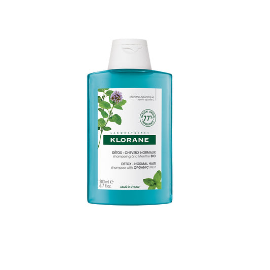 Klorane Detox Shampoo with Aquatic Mint for Pollution-Exposed Hair 200ml
