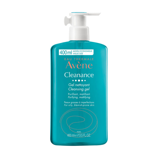 Avène Cleanance Cleansing Gel Cleanser for Blemish-prone Skin 400 ml