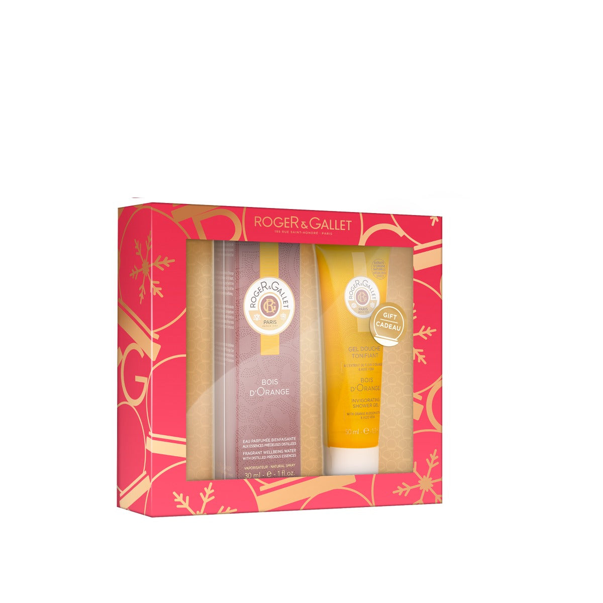 Roger & Gallet Bois D'Orange Gift Set: Eau Fraîche fragrance 30ml + Shower Gel 50ml