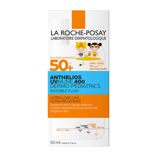 La Roche-Posay Anthelios UVMUNE 400 Dermo-Paediatrics Ultra Light Invisible Fluid SPF50+