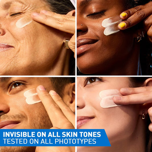 CeraVe Invisible Dry Touch Fluid Sunscreen SPF50 For Normal To Oily Skin With 3 Essential Ceramides 50ml