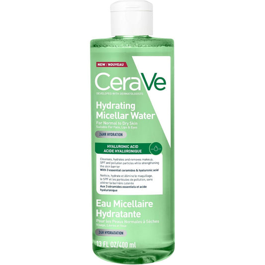 CeraVe Hydrating Micellar Water Cleanser and Makeup Remover 400ml