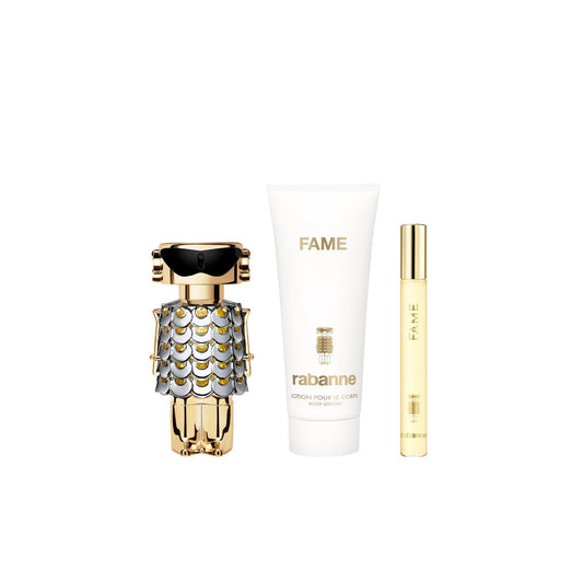 Rabanne Fame 50ml EDP, 100ml Body Lotion & 10ml Travel Spray Gift Set