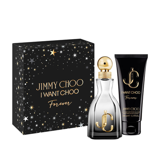Jimmy Choo I want Choo Forever 2023 Gift Set 60ml EDP Spray & 100ml Body Lotion