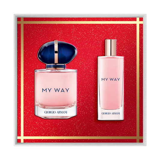 Giorgio Armani My Way Gift Set 50ml EDP Spray & 15ml Travel Spray