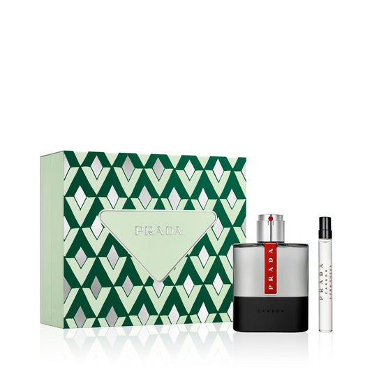 Prada Luna Rossa Carbon 100ml EDT & 10ml Travel Spray Gift Set