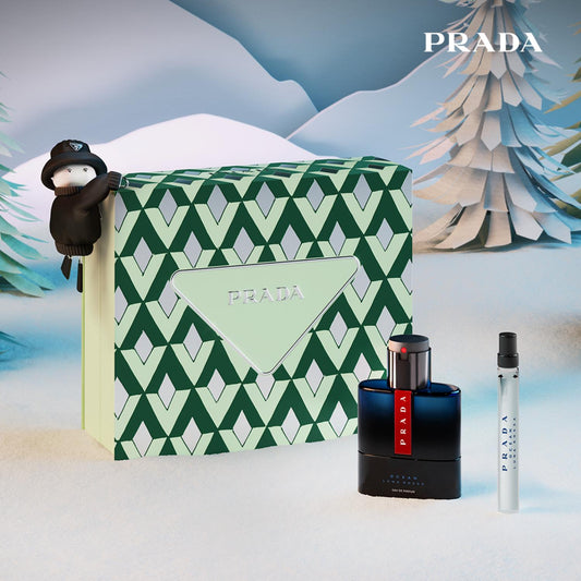 Prada Luna Rossa Ocean 50ml EDP & 10ml Travel Spray Gift Set