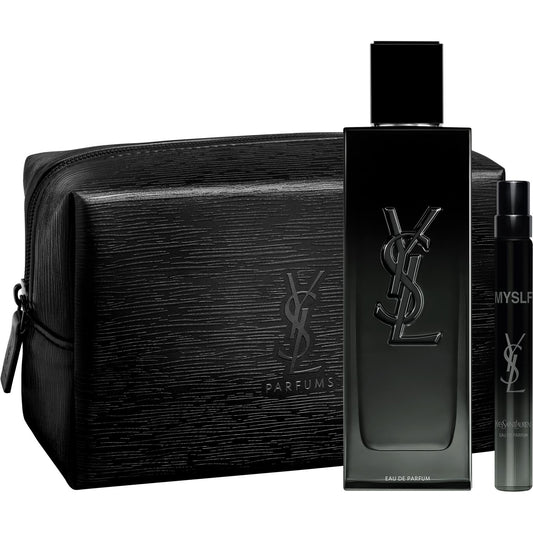 YSL MYSLF 100ml EDP, 10ml Travel Spray & Travel Pouch Gift Set