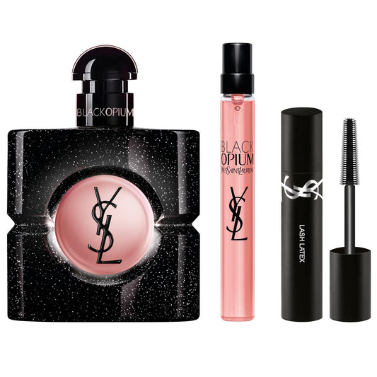 YSL Black Opium 50ml EDP, Mascara & 10ml Travel Spray Gift Set