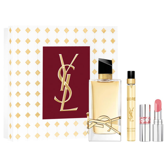 YSL Libre 90ml EDP, 10ml Travel Spray & Lipstick Gift Set
