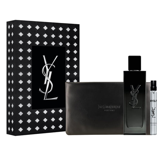 YSL MYSLF 100ml EDP, 10ml Travel Spray & Pouch Gift Set