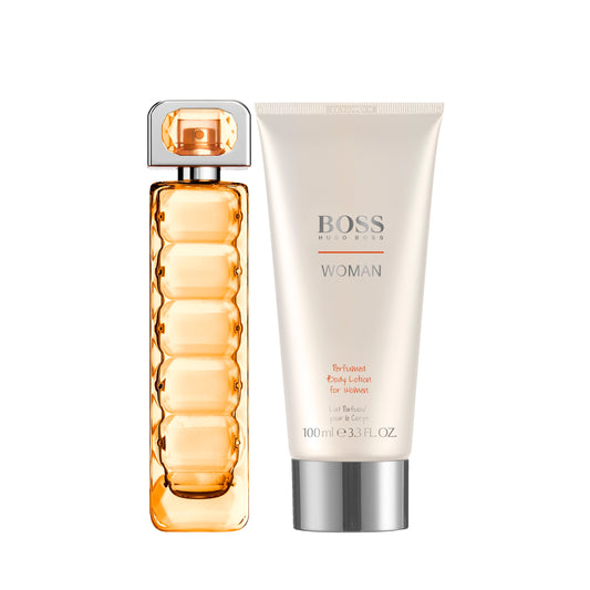 Hugo Boss Orange Woman 50ml EDT Spray & 100ML Body Lotion Gift Set